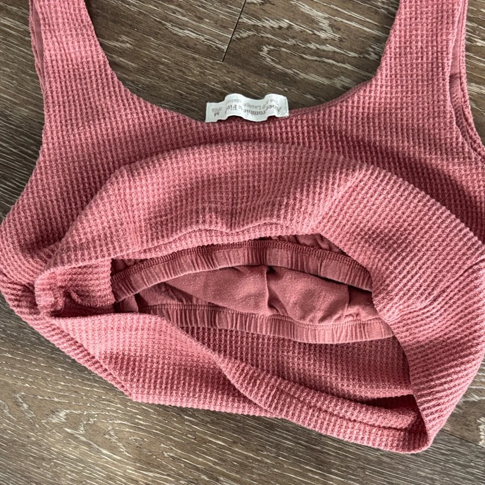 Abercrombie & Fitch Pink Waffle Lounge Set - Picture 7 of 7